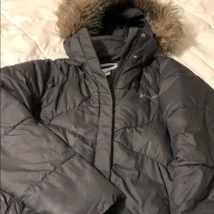 Black Columbia 3/4 length jacket